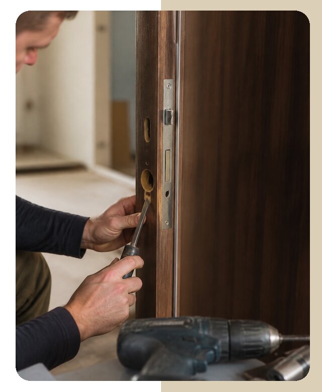 Врезка дверного замка в Ефремове по цене от 3278 р. | Дверной
